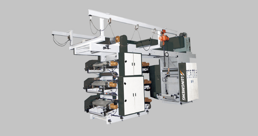 Lung Meng Stacking Type flexographic printing machine