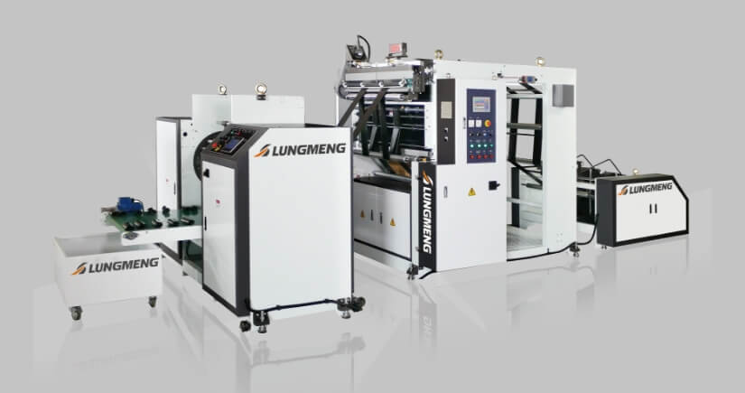 Servo-Driven Double-Track Rotary seal Garbage Bag Making Machine