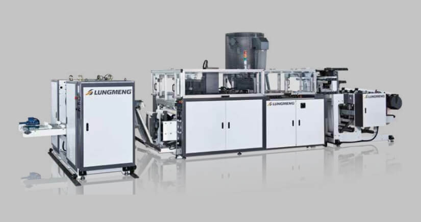 Shuttle Track Two Lanes Multiple-Style Bag on Roll Converting System