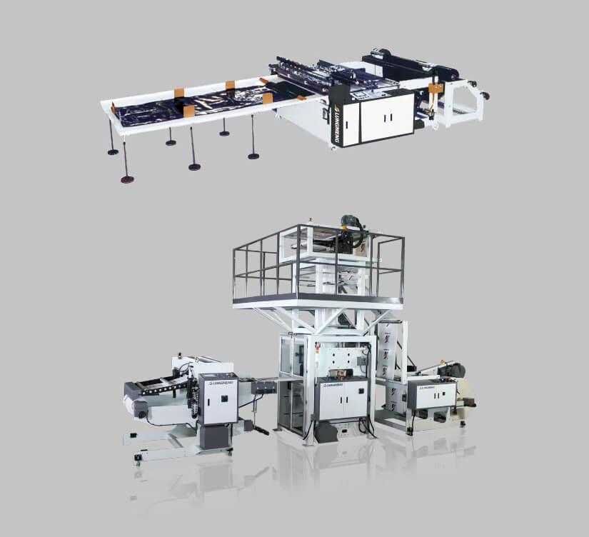 Heavy Duty Bag Making Machine with Embossing in Line System